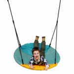 Nestschommel Winkoh - turquoise/geel
