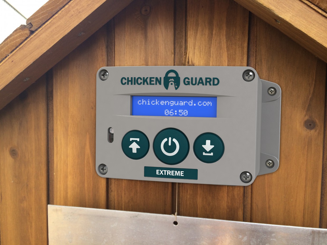 Automatische Kippenhok Opener Chickenguard Extreme Met Timer En Lichtsensor