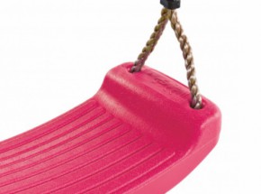 Schommelzitje kunststof Roze - met PP-touw