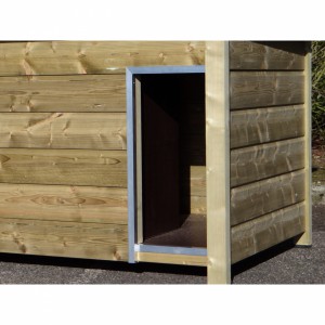 Hondenhok Select 3 met aluminium randen van 2 mm dik langs de opening