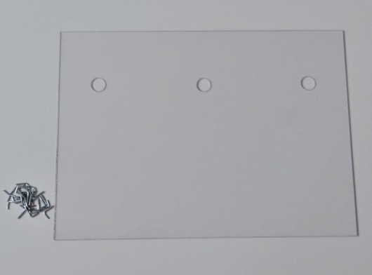 Isolatie plaatje plexiglas 31,5x43,5cm